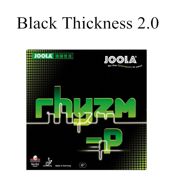 Joola RHYZM-P (giro y Control, para 40 +) rhyzm-p De Tenis De Mesa De Ping-Pong De Tenis De Mesa: Black Thickness 2.0
