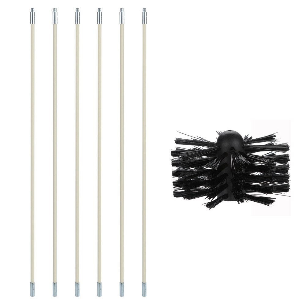 Schoorsteenketel nylon borstel droger kanaalreinigingsset voor huishoudelijk en industrieel gebruik handgereedschap