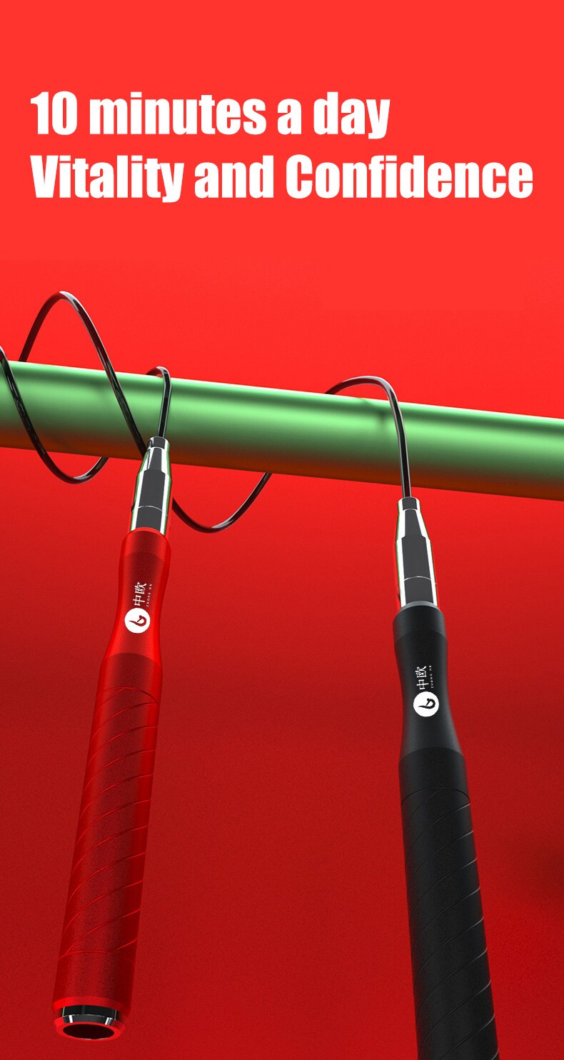 Crossfit Speed Jump Rope Skipping Rope For MMA Boxing Fitness Skip Workout Training With Carrying Bag Spare Cable