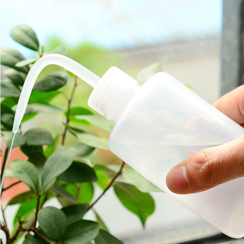 Capaciteit Water fles Handpers Vetplant Gebogen Uitloop Gieter Knijpen Watering Spray Tool Bemesting