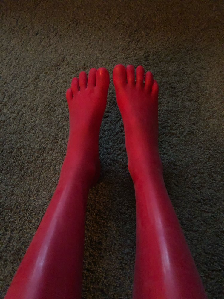 Chaussettes à orteils en LATEX et caoutchouc sans couture, longues, genouillères et hautes, unisexe