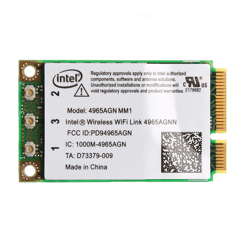 Banda dupla 300 mbps wifi ligação mini cartão sem fio pci-e para intel 4965agn nm1