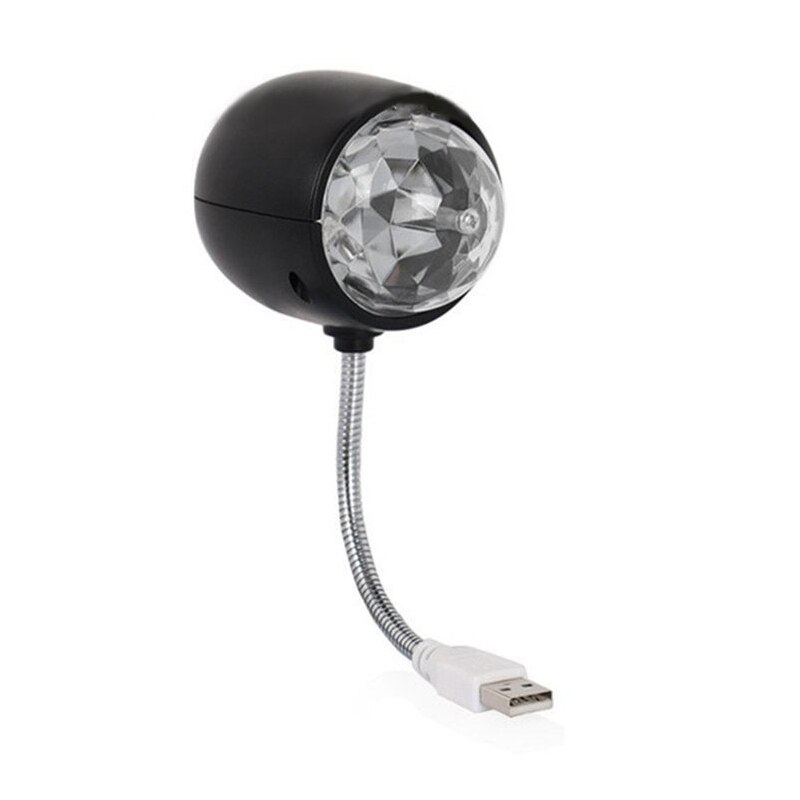 Usb Led Ball USB Disco Ball Lamp, Rotating RGB Colored LED Stag... – Grandado