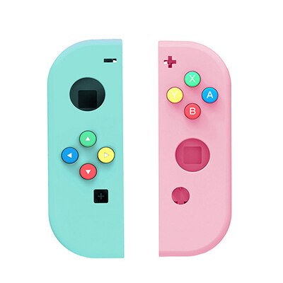 For Nintendo Switch NS Joy Con Replacement Housing Shell Cover Nintend Switch NX JoyCons Controller Joystick Housing Shell Case: Pink back Plate