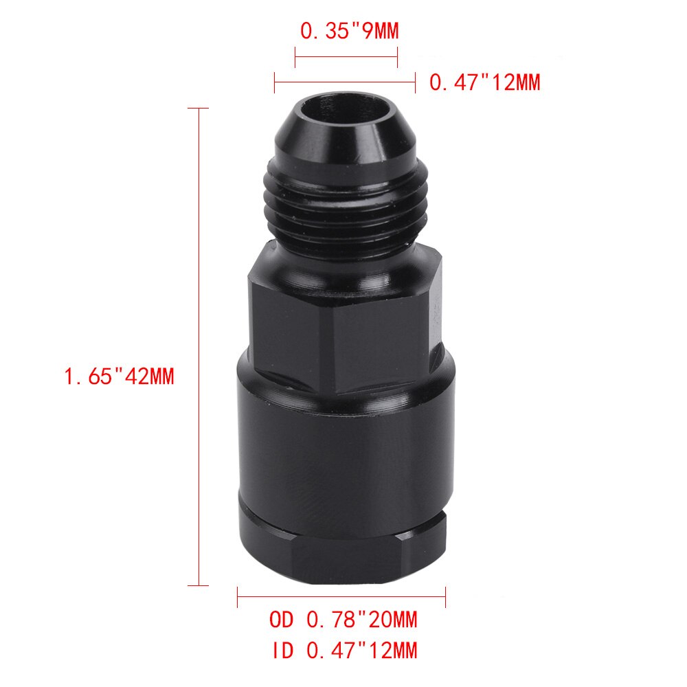 LS1 / LT1 / LSx / Vortec -6 AN Male Adapter for 5/16" Car Fuel Rail Outlet Engine Nacelle Parts RS-OFI027