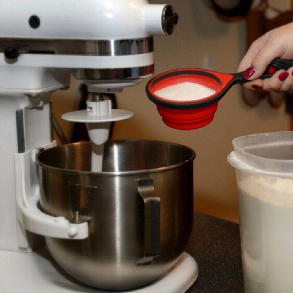 8 piece Folding Measuring cup measuring spoon kitchen silicone measuring set measuring spoon Measuring Tools baking supplies