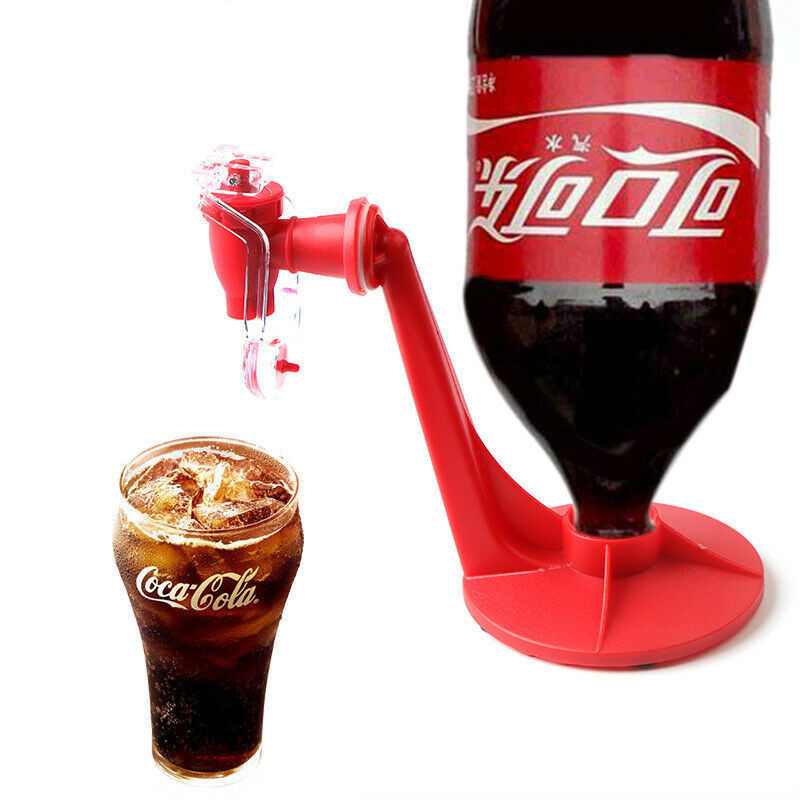Drikkevareholdere mini-automatisk på hovedet drikkefontæner cola-drik-afbryder drikkere håndtryk vanddispenser  u3