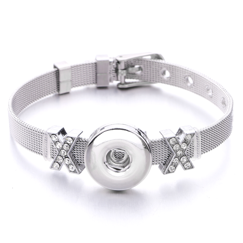 Verschillende Stijlen 20Mm 18Mm Drukknoop Bangle Diy Sieraden XH4007: S205