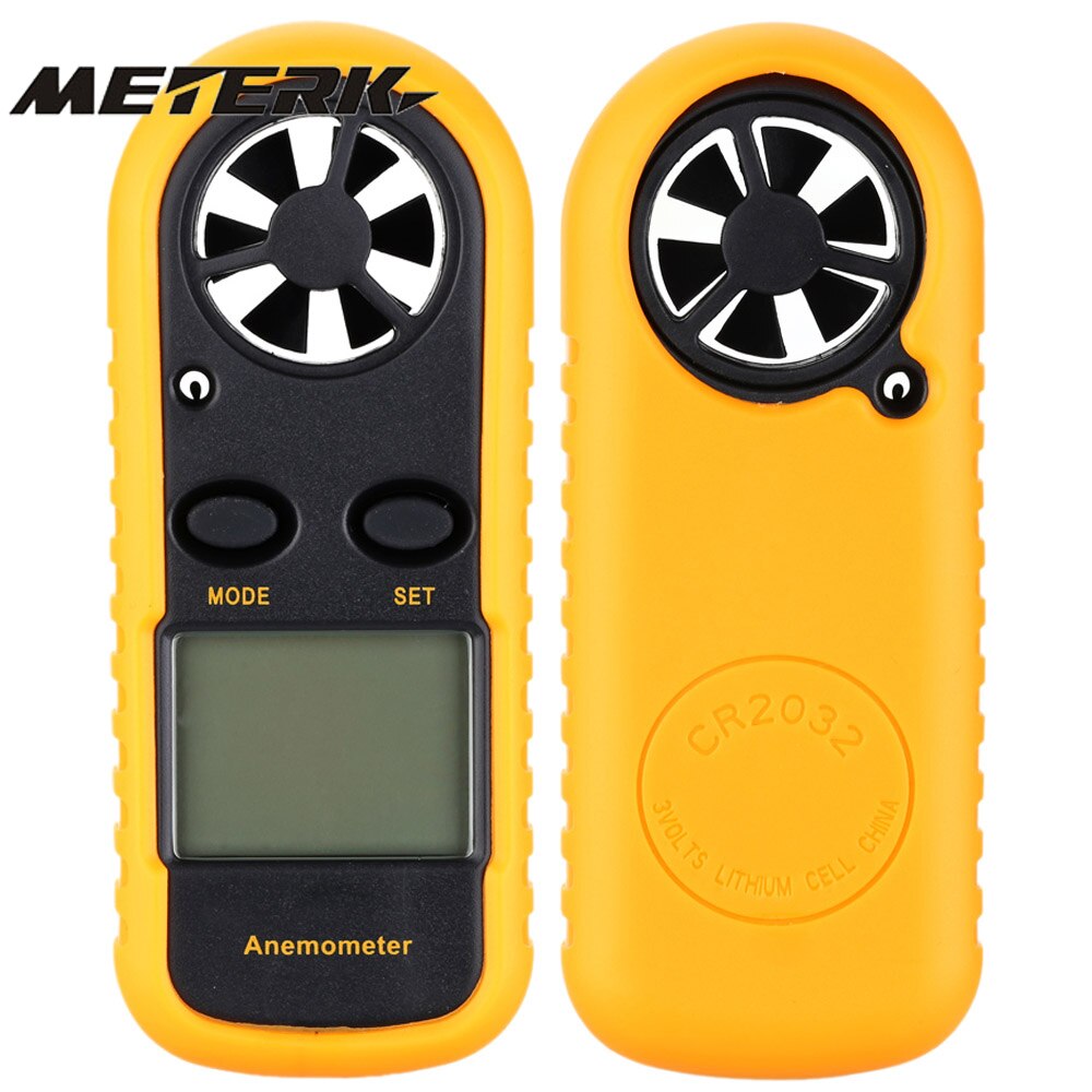 Tragbare Digital-Anemometer Handheld Elektronische tachometer Wind Geschwindigkeit Luftvolumen Sauerei Meter LCD anemometro mit Hintergrundbeleuchtung