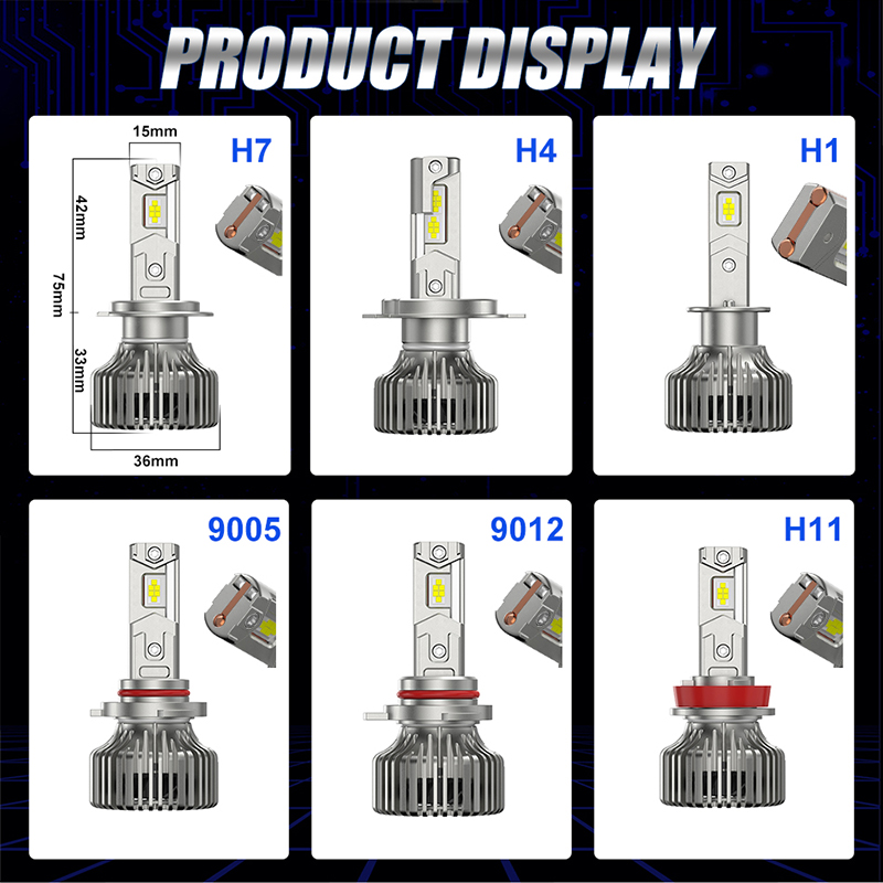 1000000LM H7 H11 LED Canbus Scheinwerfer HB4 H3 H4 H1 9012 HB3 9005 9006 H8 Plug-N-Play Lampen 2000 W 6000 K Auto Lampe Super Helle