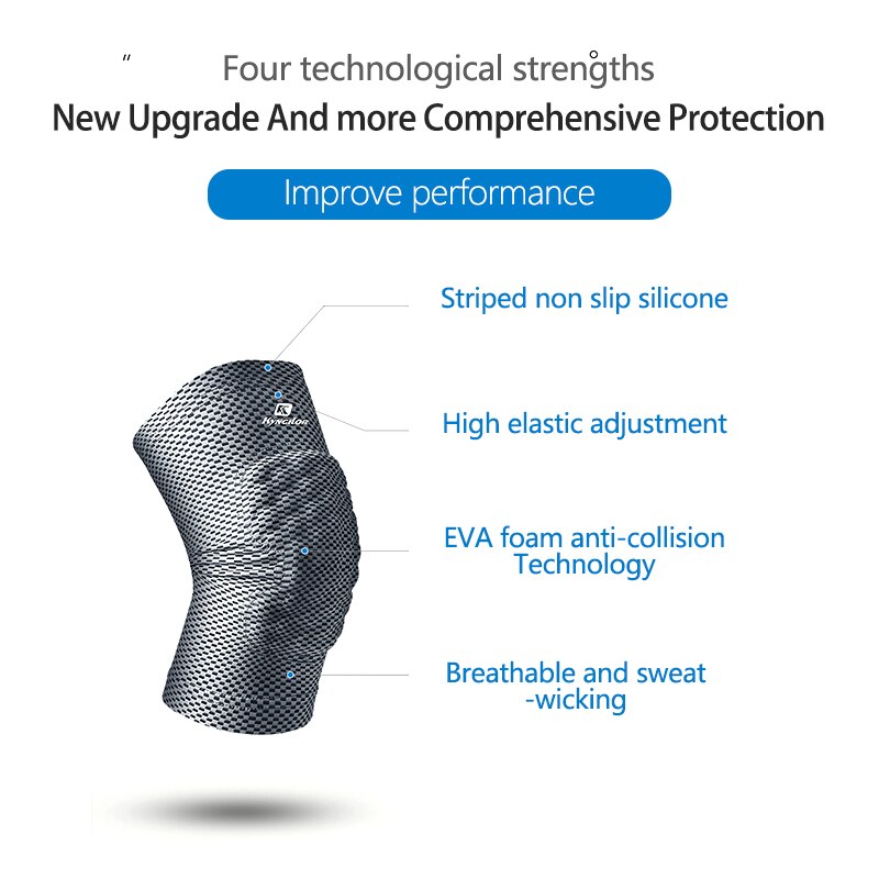 Hunajakenno urheilu törmäyksenesto koripallo polvisuojat ulkoiluun hengittävät polvisuojaleggingsit moottoripyörätarvikkeet