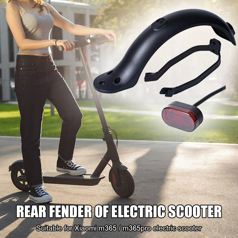 3 stücke Elektrische Rolle KotflüGel Hinten KotflüGel Unterstützung Rücklicht Kickscooter Ersatz Zubehör Teile Wasserdichte Schraube Kappe