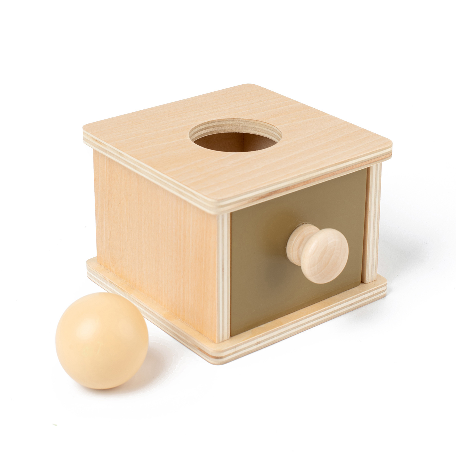 Holz Schublade Kasten Früer Bildung Intelligenz Spielzeug Kindergarten Weben Trommel Druck Ball Tisch Werkzeuge Kleinkinder Kleinkinder
