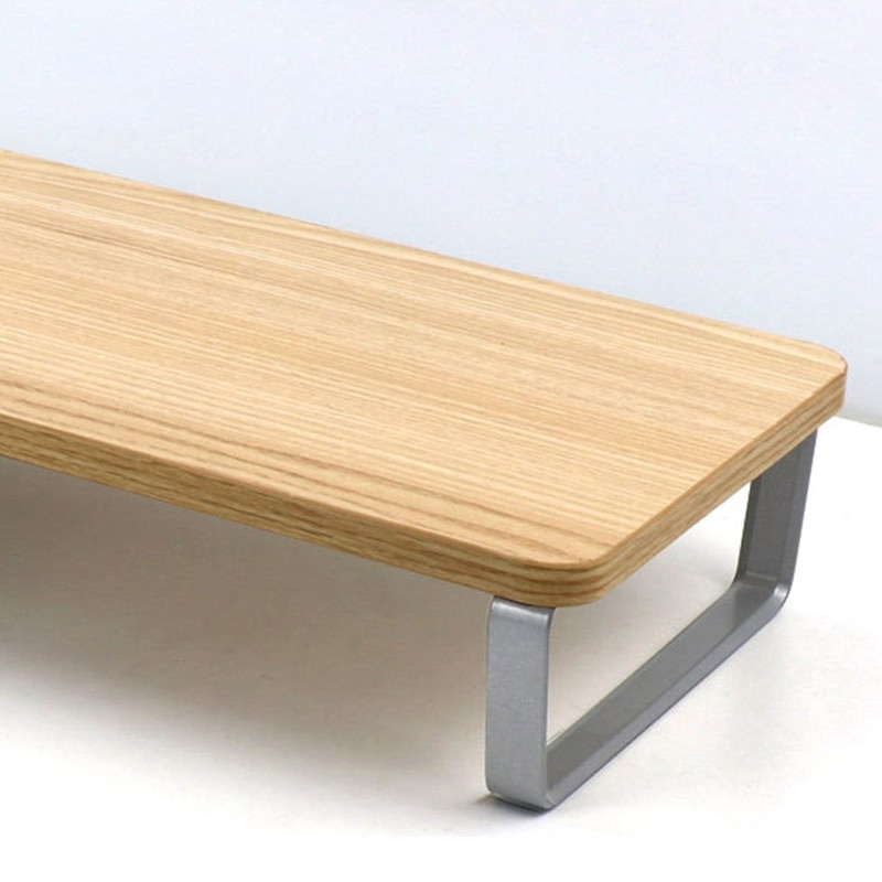 Klassieke monitorstandaard met mobiele telefoonhouder, compatibel met 24- inch laptops, imac desktops, laptops en printers.