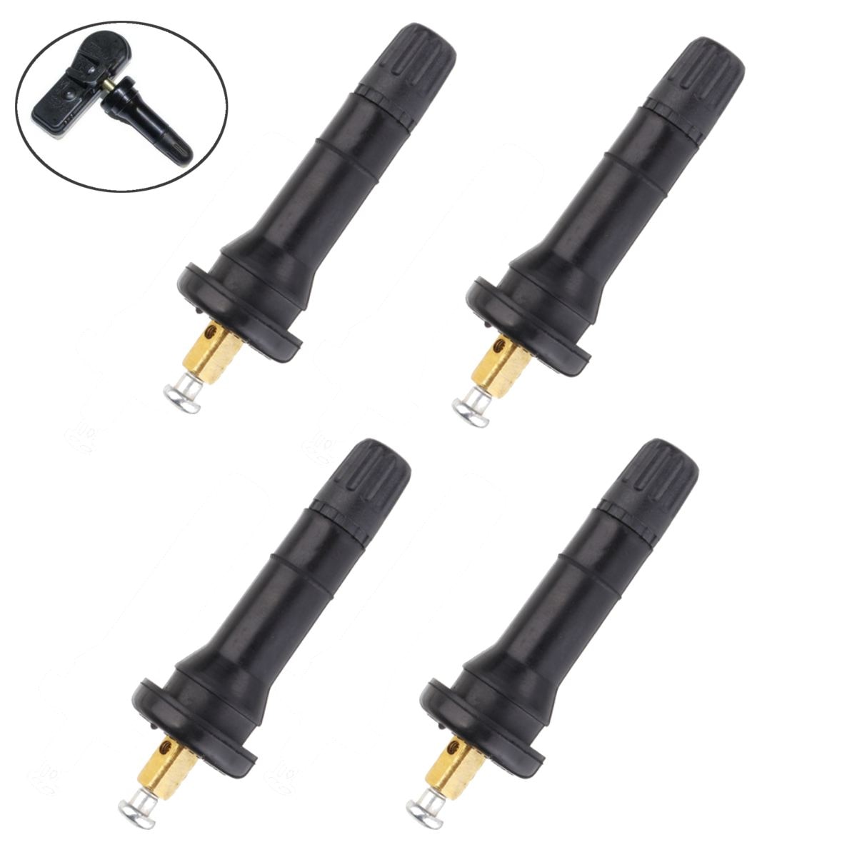 407001628r 4 st typ däcktrycksensor ventiler stammar munstycken för citroen / chevrolet / dacia / ford / peugeot / renault / subaru / vauxhall