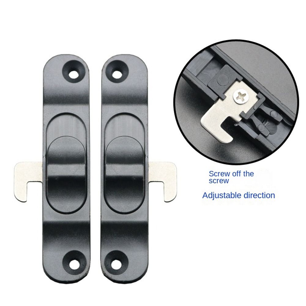 Aluminium Alloy Sliding Pull Door Lock Hardware Anti Theft Window Hook Lock Push-Pull Multifunctional Door lock buckle Door