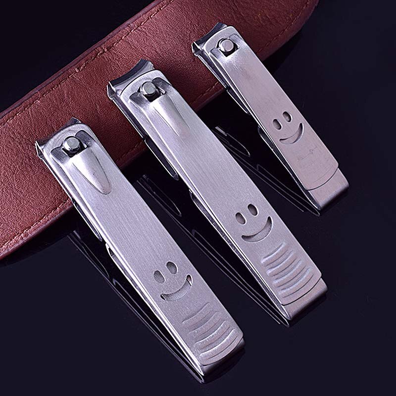 1PC Nail Clippers Stainless Steel Nail Cutter Clippers Manicure Beauty Tool Nail Cutter Pedicure Finger Toe Scissors NT96