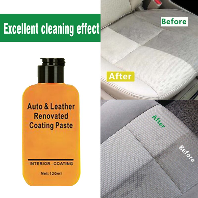 120ml Auto Leather Renovated Coating Paste Maintenance Agent Car Interior Renovation Care TB