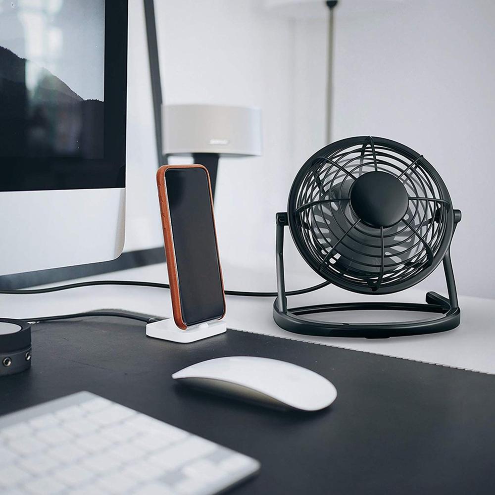 Mini Draagbare 4-Inch Usb Ventilator Kleine Ventilator Desk Usb Ventilator Mini Ultra-Stille Elektrische Ventilator Zomer artefact