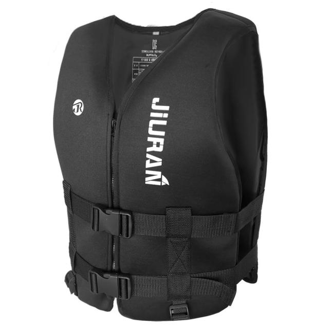 Life Vest Kayak Wakeboard Motorboats Raft Rescue Boat Water Sports Life Jacket Rescue Jet Ski Vest Drifting Adults Surf Swimming: Q0129 Black / M 58-70KG