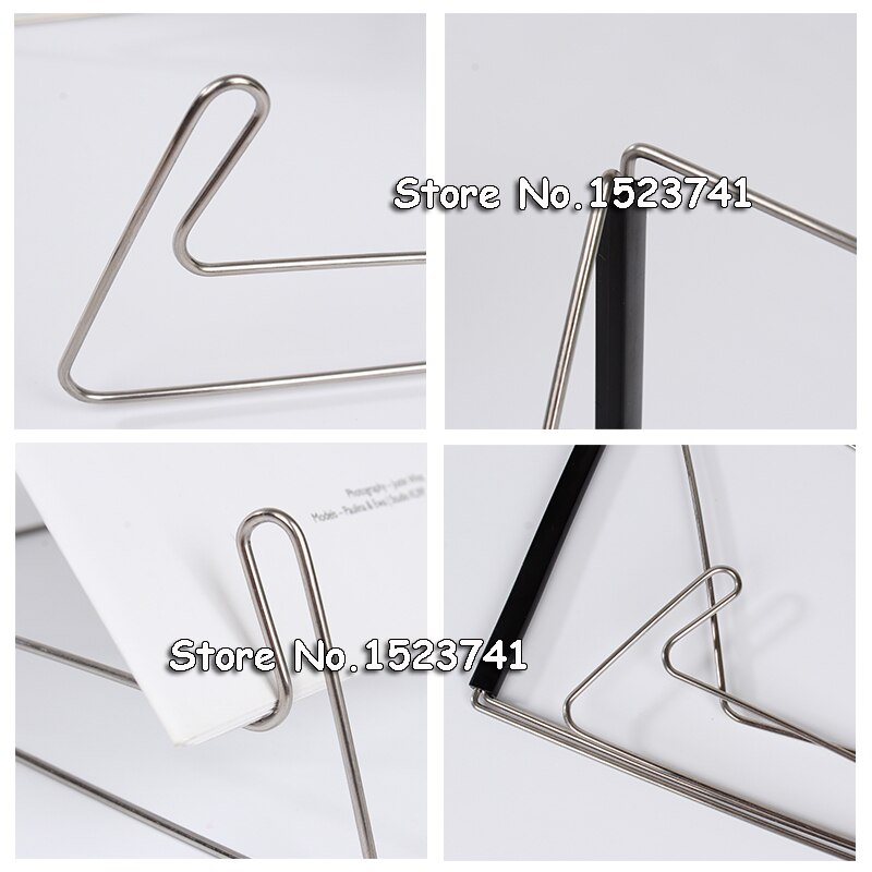 Steel Wire Portable Reading Frame Folding Bookend Music Stand reading Book Holder Stand