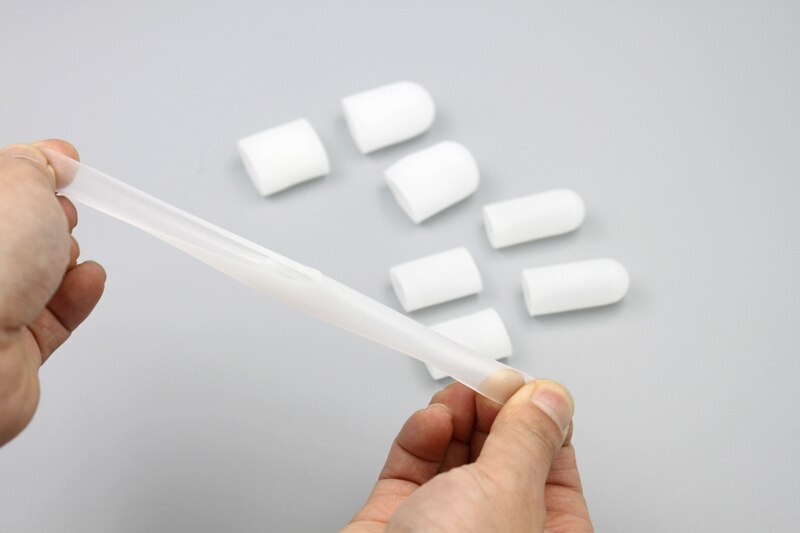 4 stk fod ligtorne vabler remover gel silikonegel tube bandage finger & amp; tåbeskyttere fødder smertestillende vagt til fodpleje