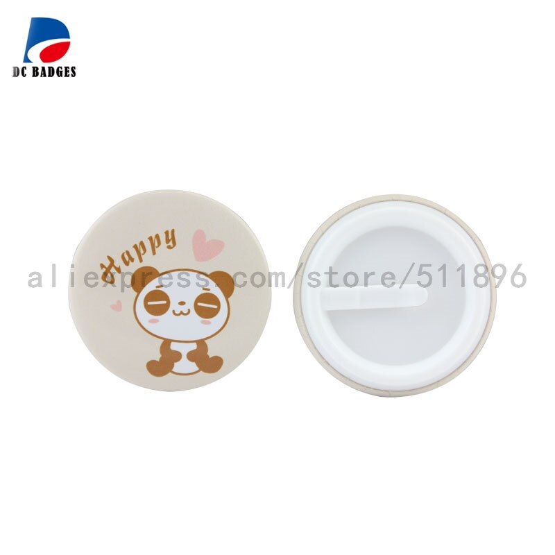 200 sets van 44/58/75mm blank clip knop materiaal witout ontwerpen