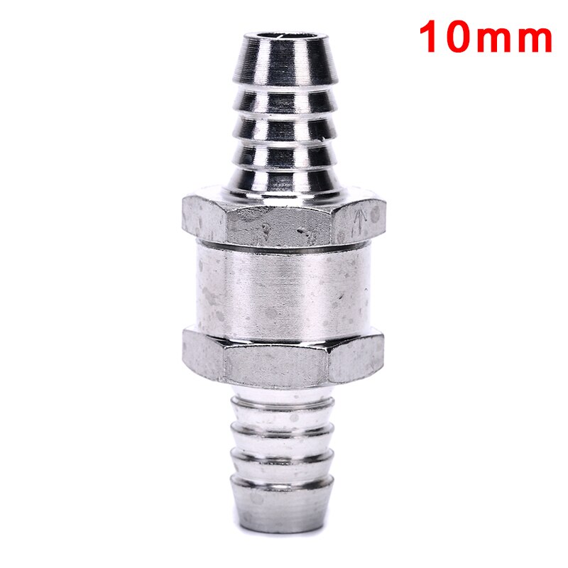 6/8/10/12mm One Way Valves Aluminium Alloy Fuel Non Return Check Valve One Way Fit Carburettor