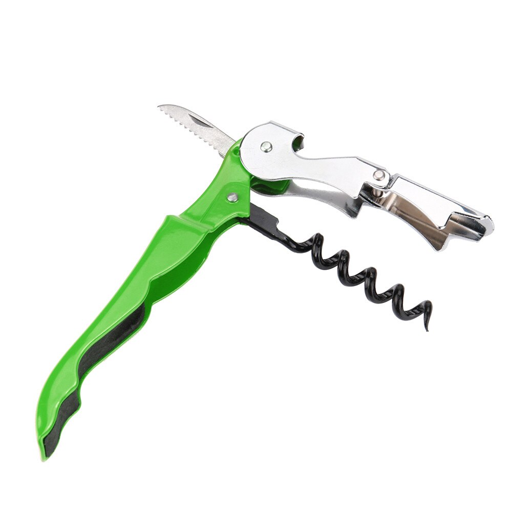 Flesopener Roestvrij Staal Kurk Schroef Corkscrew Multifunctionele Wijn Flesopener Ok: F