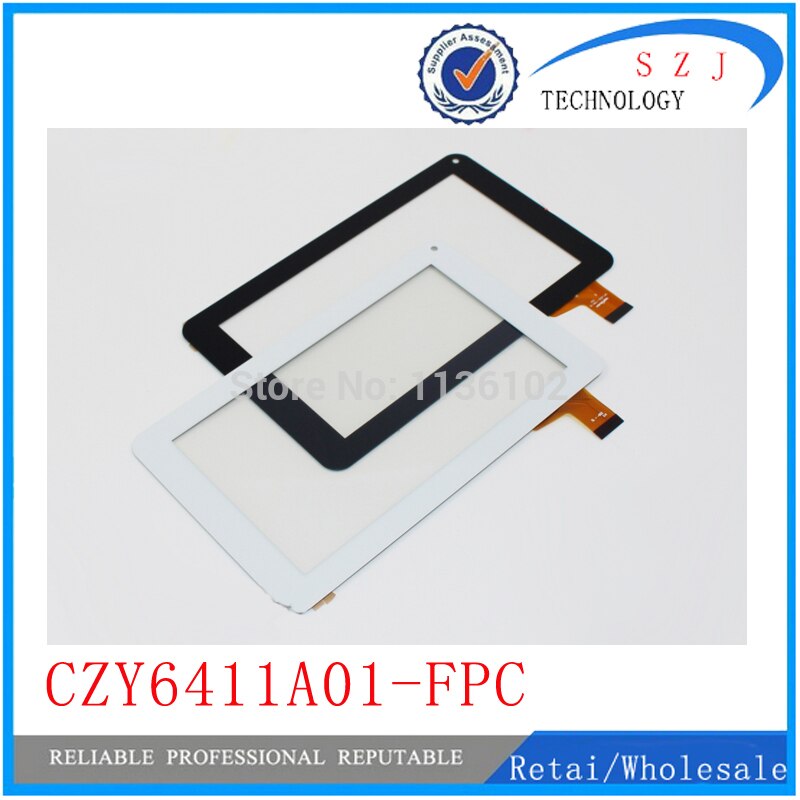 (Ref:CZY6411A01-FPC) 10 Stks/partij 7 "Inch Tablet Pc Lcd Touch Panel Lcd Touch Screen Digitizer Glas