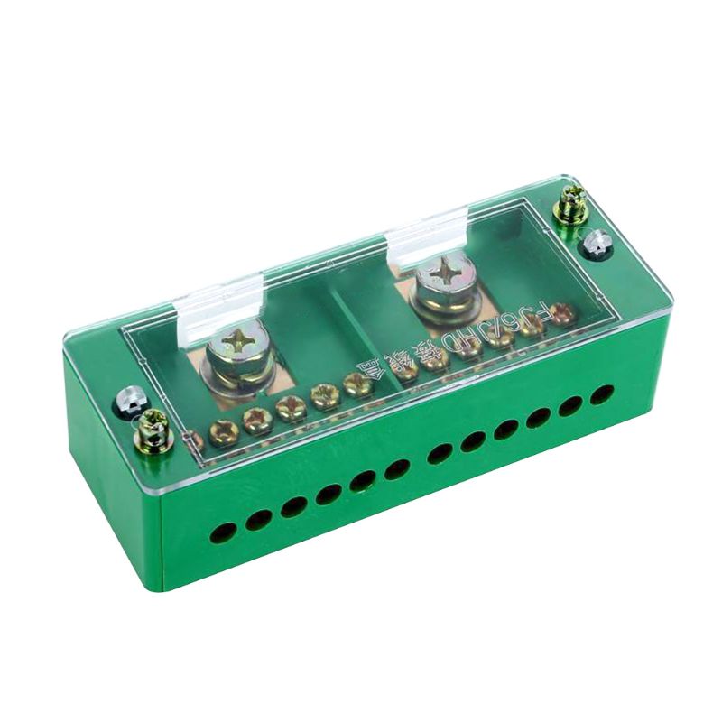 Single Phase 2IN 4/6/8/12 OUT Wire Terminal Box Household Distribution Box Terminal Junction Case