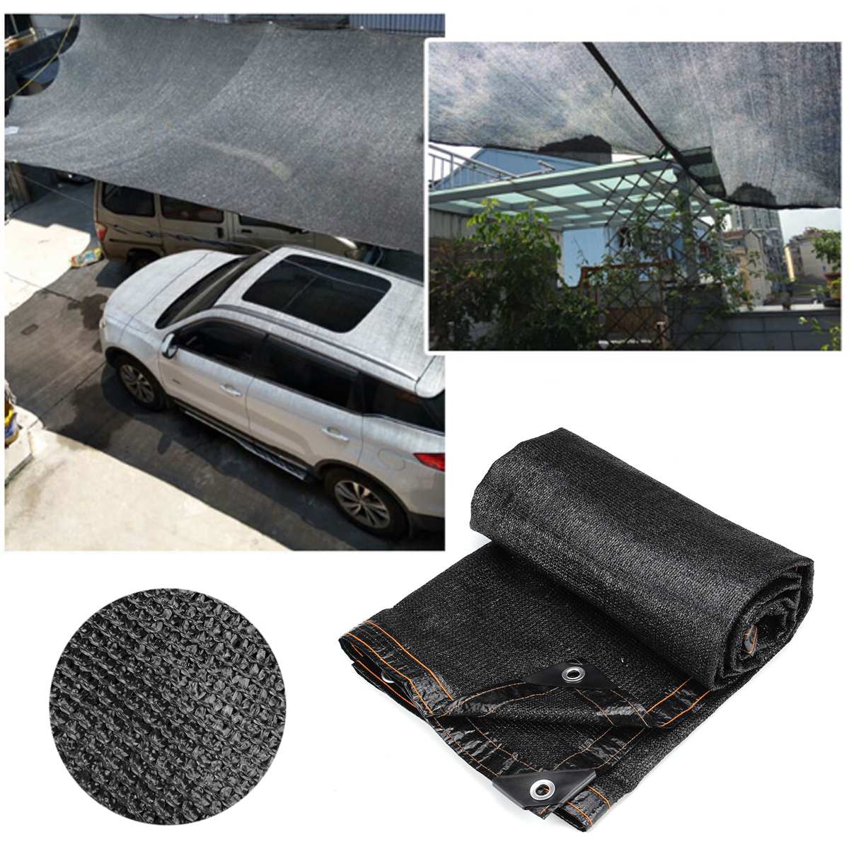 Beach Sun Shelter Sunshade Protection Outdoor Canopy Garden Patio Pool Shade Sail Awning Camping Picnic Tent Car Cover