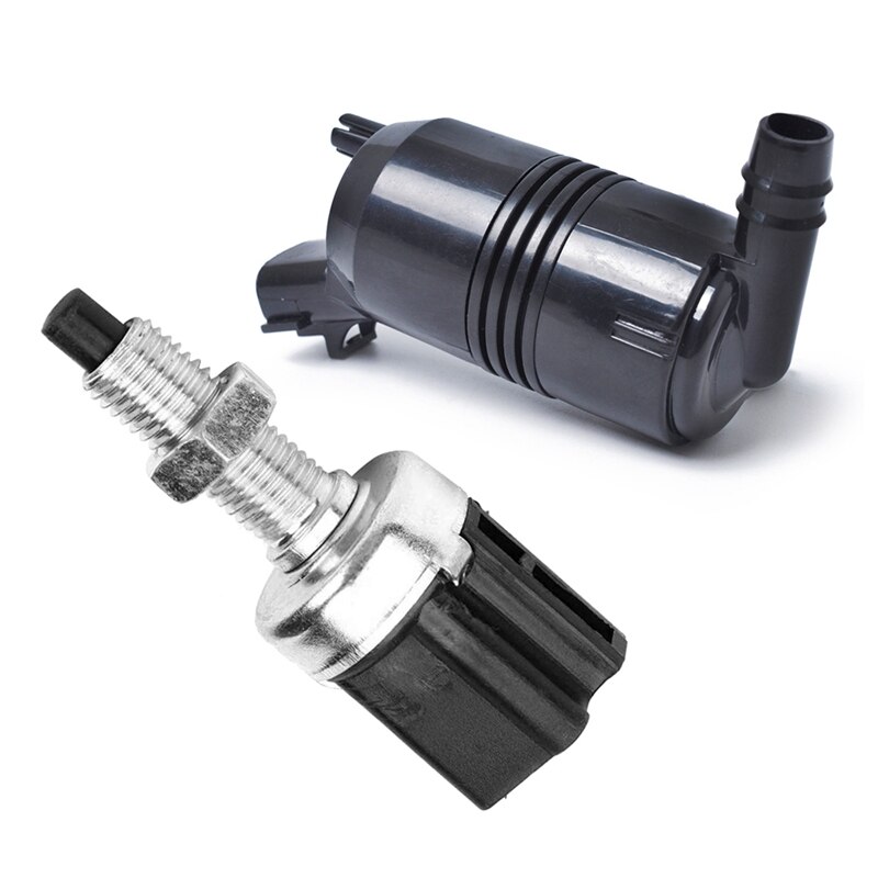 2PCS Brake Light Switch Stop Light Switch with Windshield Washer Pump