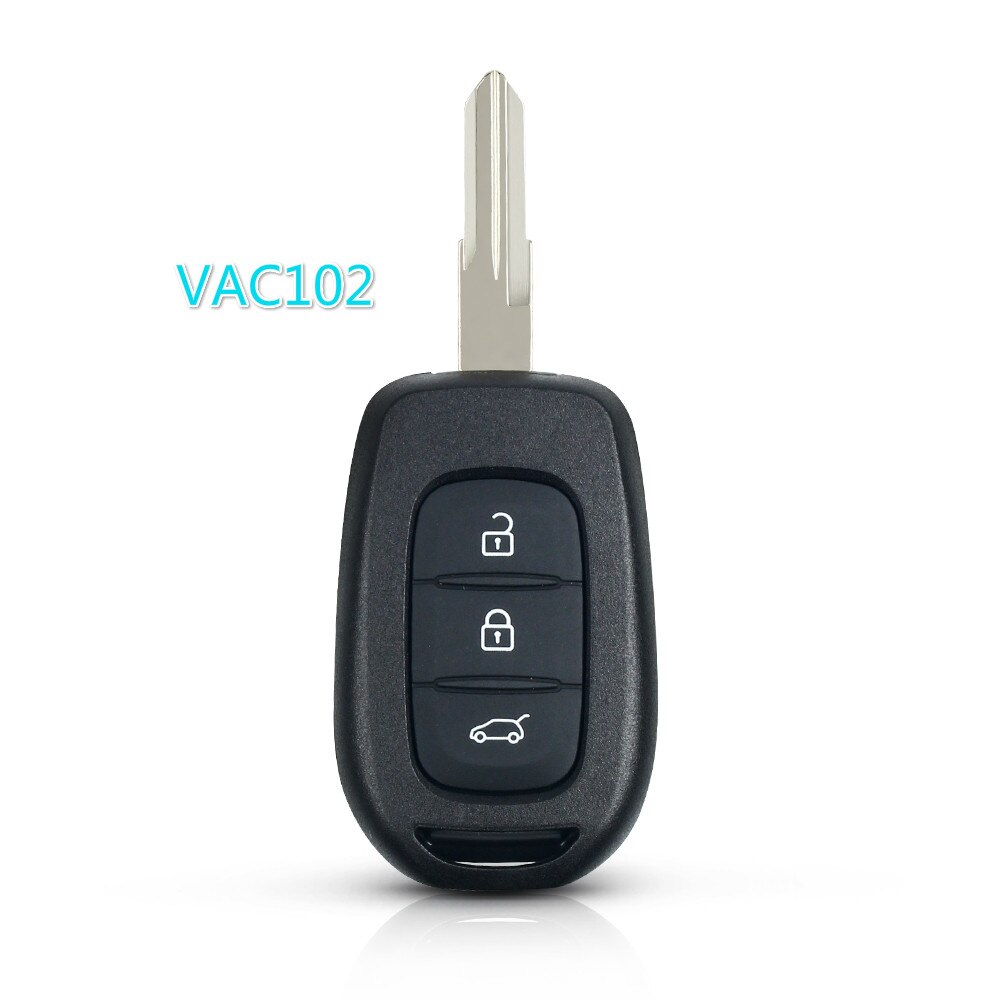 Keyyou for renault duster sandero dacia logan clio captur laguna luonnonkaunis kauko-avainkuori 3 painiketta vara-auton avain: Malli 4