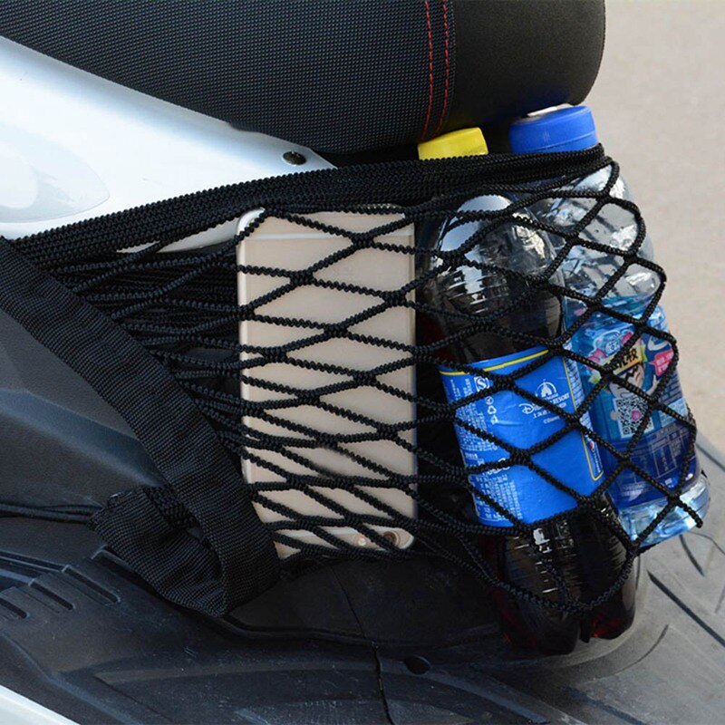 Bolsa de almacenamiento para casco de motocicleta, Red de equipaje para motocicleta, para equipaje y depósito de combustible