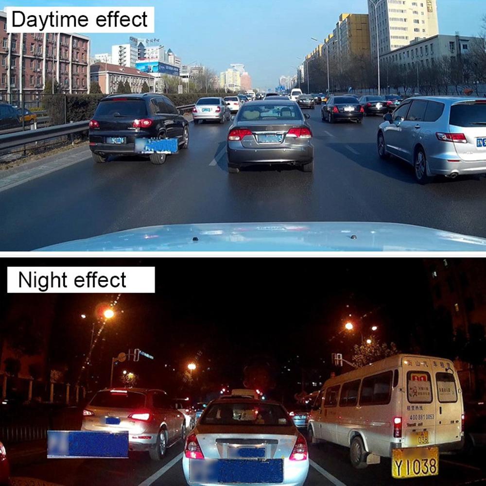 Maiyue-voiture HD 4.3 pouces 1080P | Voiture DVR360 à double objectif, caméra de recul panoramique, moniteur de stationnement, enregistreur de vision nocturne