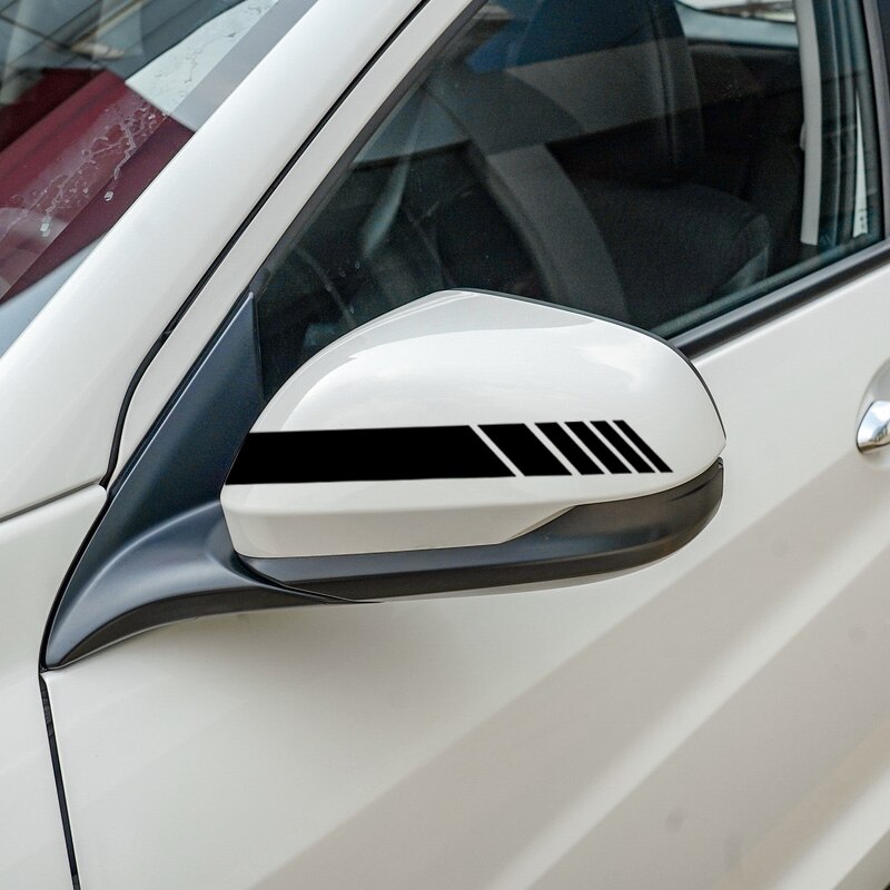 Car-styling Side Rear View Mirror Stripes Stickers for Volvo S40 S60 S80 S90 S40 XC60 XC90 V40 V60 V90 C30 XC40 XC70 V70