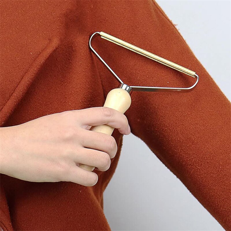 Draagbare Handmatige Haar Schraper Wollen Jas Scheerapparaat Removal Agent Brush Tool Ontharingscrème Bal Breien Pluche Tapijt Dubbelzijdig Scheermes