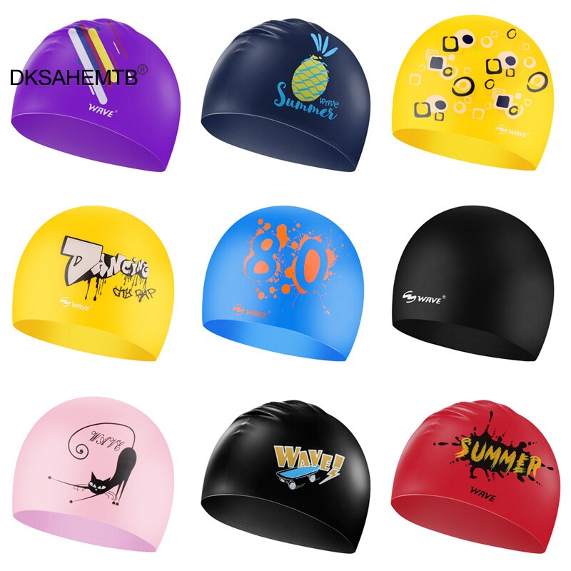 Badmuts Silicone Mannen En Vrouwen Waterdicht Plus Verdikking Lang Haar Sport Zwemmen Zwembad Cap Zwemmen Hoed Cover Voor Volwassen