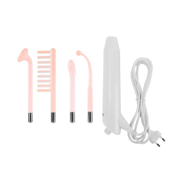 High Frequency Facial Machine Portable Handheld Skin Tightening Wrinkles Remover Anti Acne Face Masssage Home Beauty Device: Orange Light