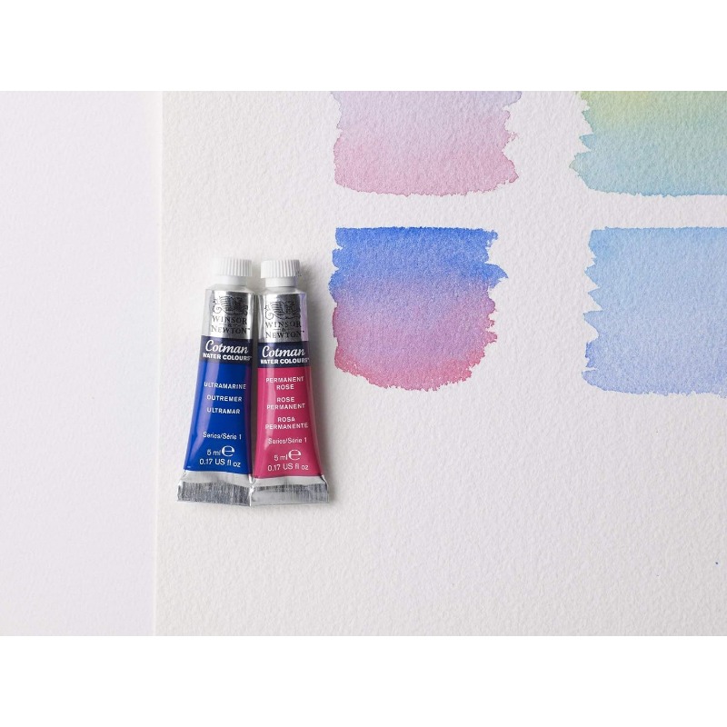 Winsor & Newton Cotman Juego de pintura de acuarela 10/20 colores, tubos de 5 ml (0,17 oz) Alta transparencia que proporcionan una excelente resistencia a la luz