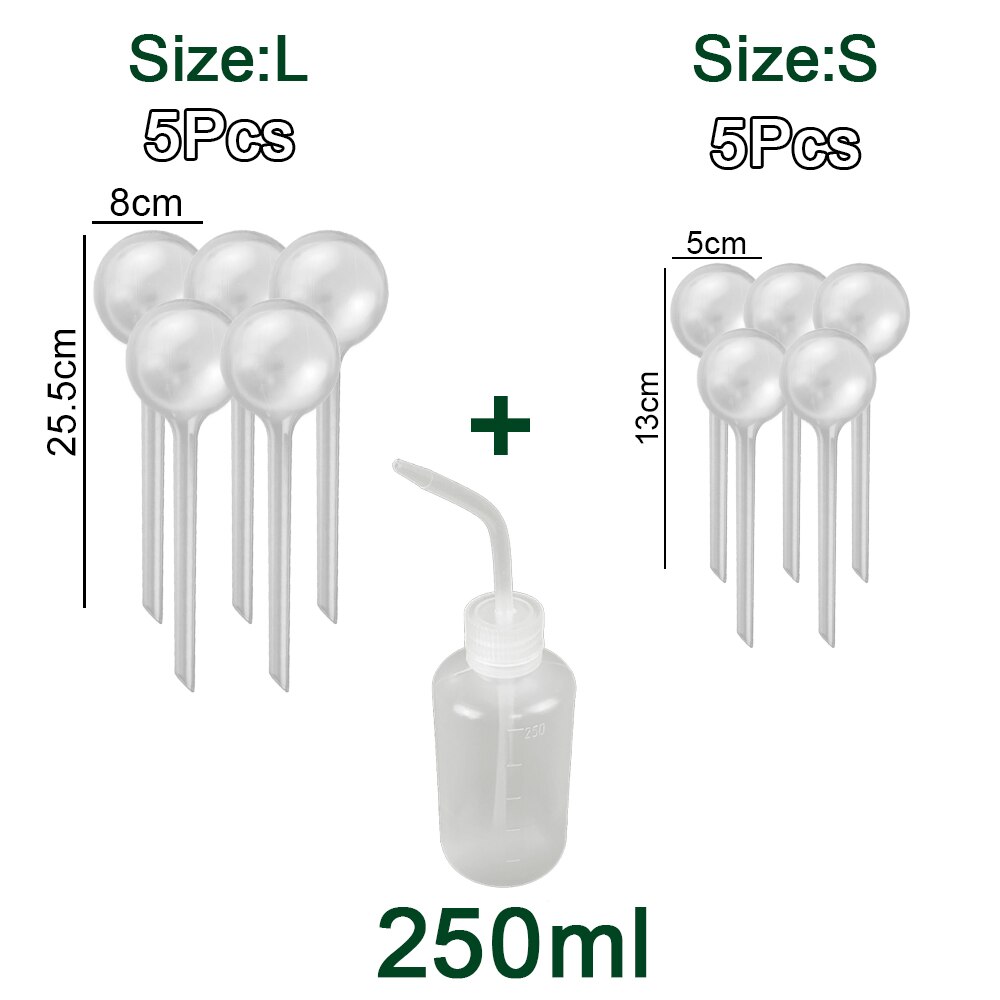 Automatische Pflanze Bewässerung Lampen Selbst Bewässerung Bälle Haus Garten Wasser Können Spike Blume Zimmerpflanze Gerät Tropf Bewässerung System: 10PCS SL Set F