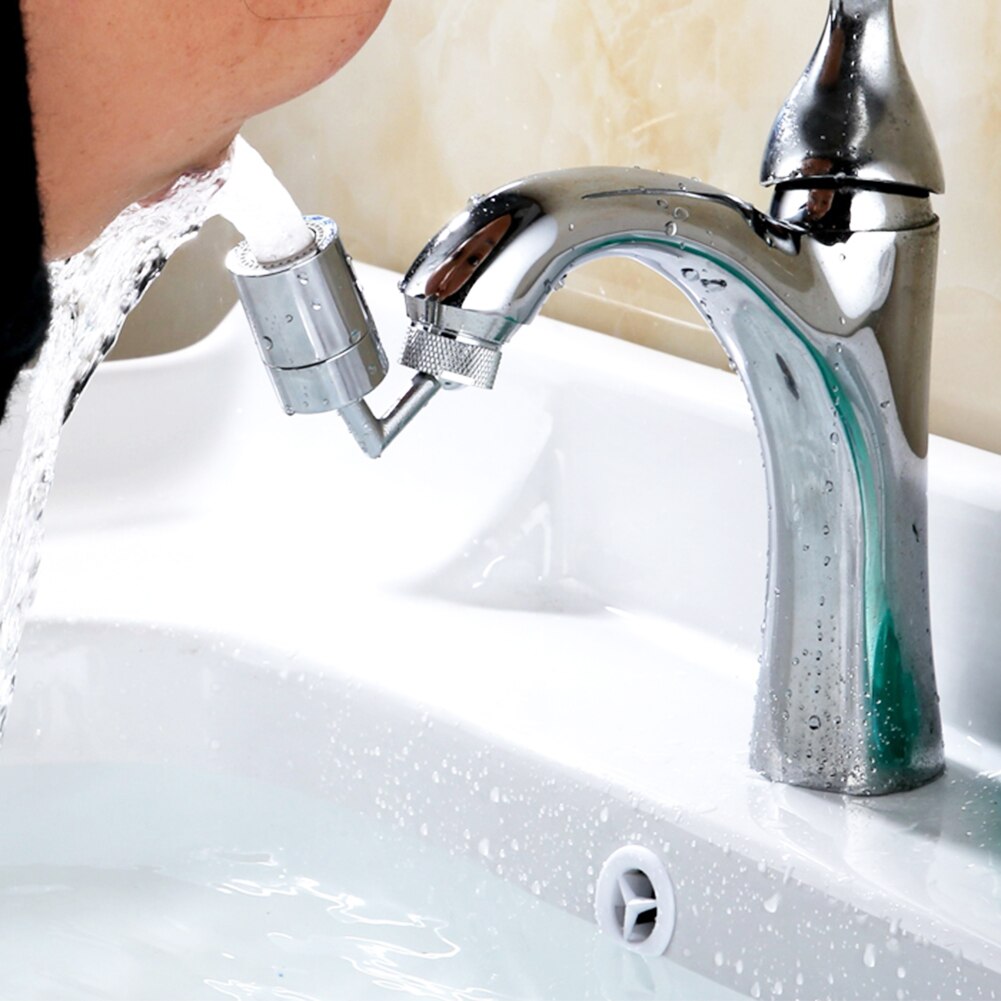 Universal Splash Filter Faucet Spray Nozzle Anti Splash Filter Faucet Movable Kitchen Tap Water Saving Nozzle Sprayer 720 Degree