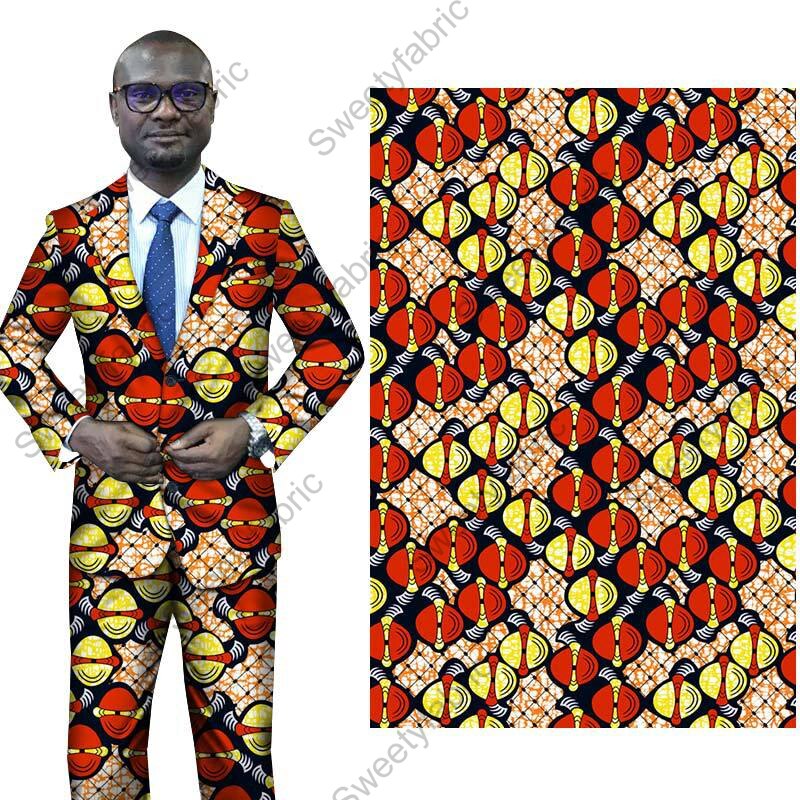 100% Cotton Wax African Fabrics 6 Yards Nederlands Prints Pagne ankara Veritable Holland For Sewing Party Dress Bed