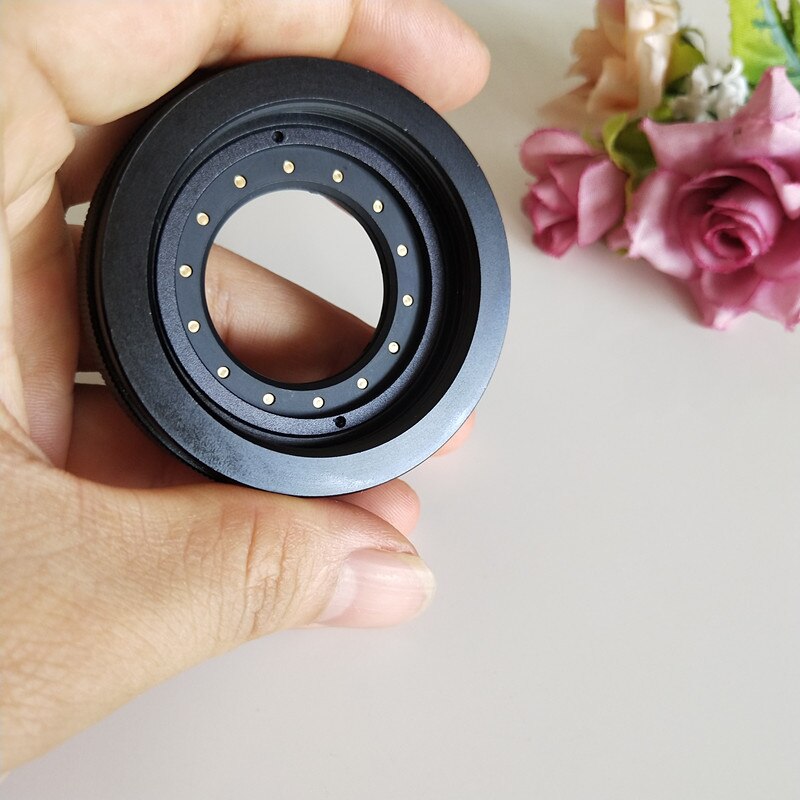 1.5mm-25mm Zoom Microscoop Amplifying Verstelbare Metalen Iris Diafragma Diafragma Condensor Camera lens Adapter M42 x1mm