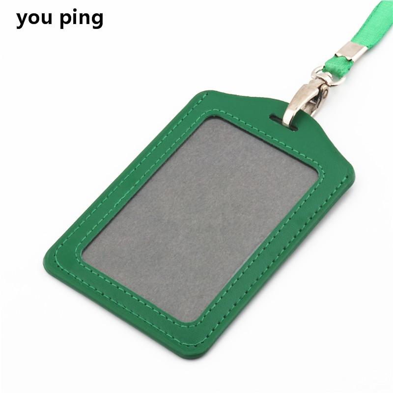 11 Colour PU Card Cover Bus Card Badge Lanyard Business Credit Cards Bank ID Card school supplies: PURPLE