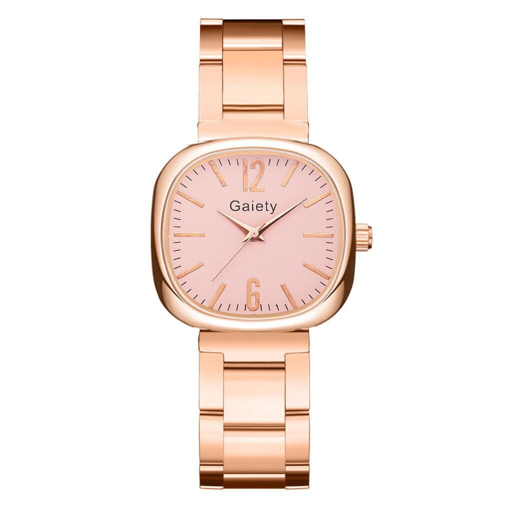 Relojes Para Mujer Reloj Mujer Marcas Famosas De Lujo Relojes De Cuarzo Para Mujer Mujer Reloj cuadrado pequeño De acero para mujer, pulsera De cuarzo versátil, conjunto De combinación: 5