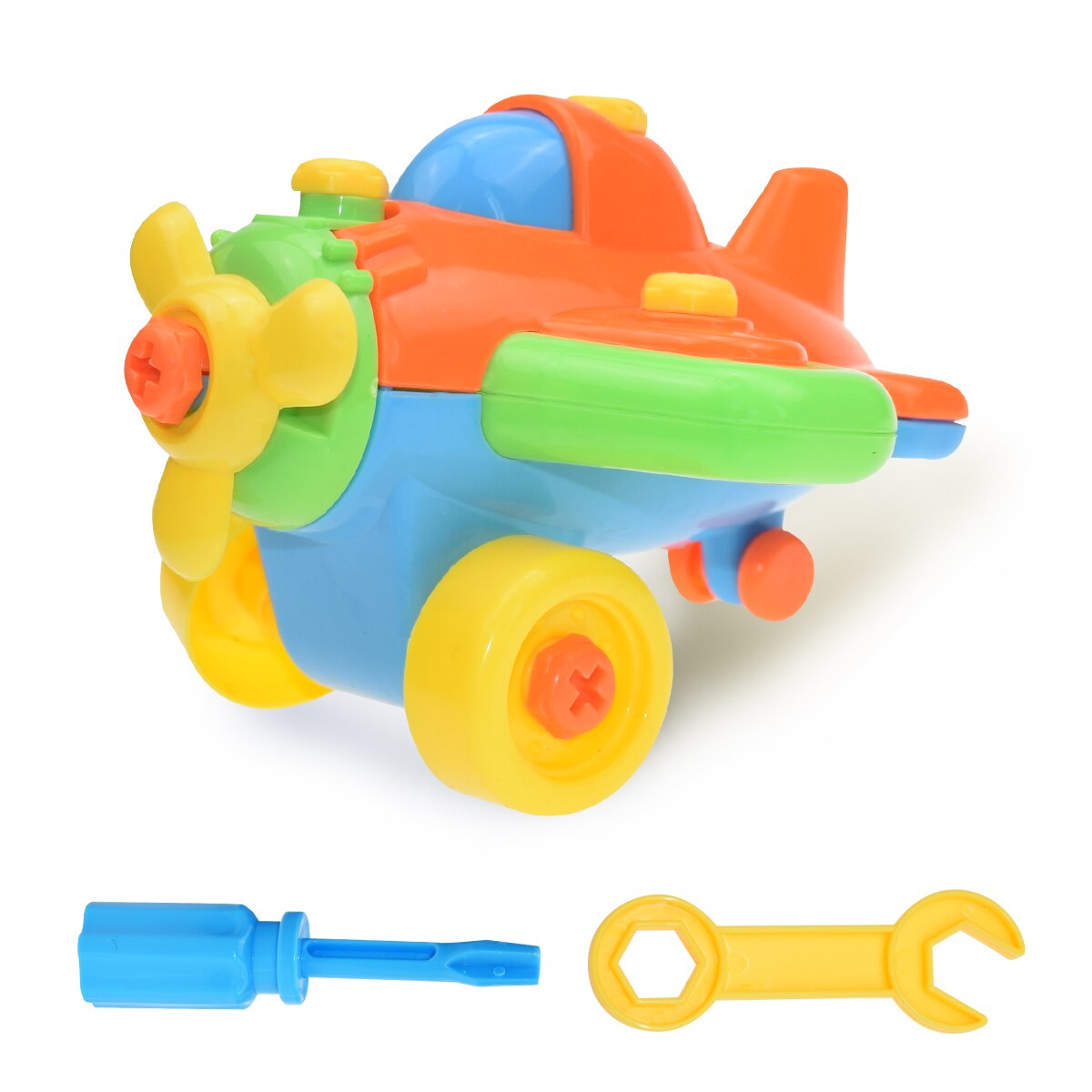 Kids Elektrische Boor Moer Gemonteerd Match Tool Diy Model Kit Building Educatief Blokken Sets Speelgoed Voor Jongens Kinderen: Plane