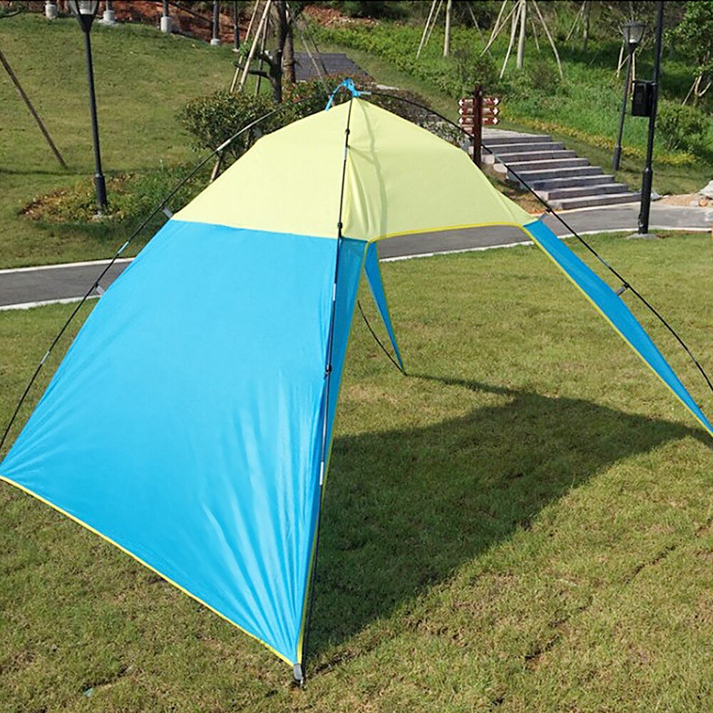 Bærbar ultralett utendørs sandfri Strand solskjerming solkrem uv beskyttelse telt piknik anti-uv markise lysthus til fiske