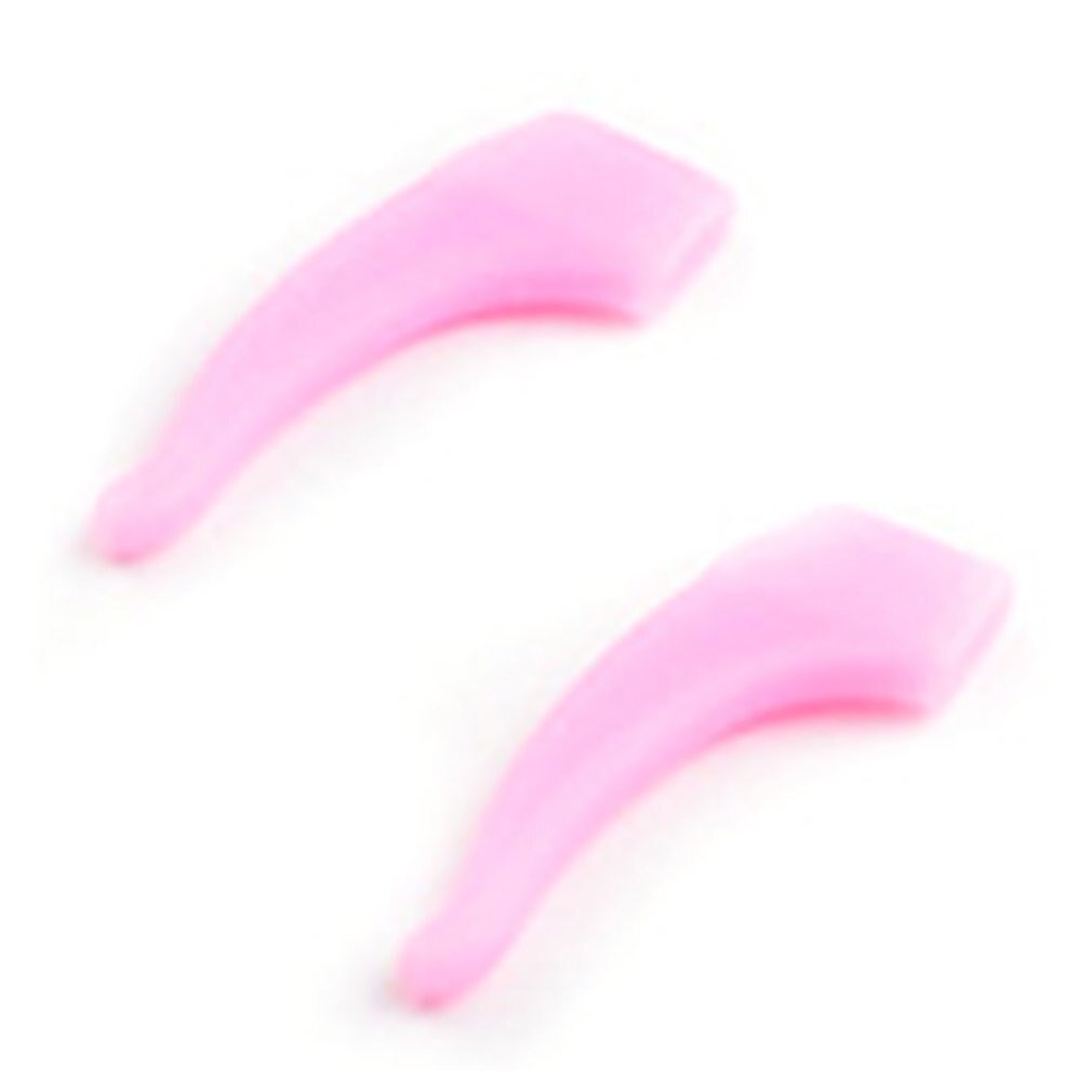 Comfortabele Zachte Siliconen Anti Slip Oor Haken Voor Bril Lenzenvloeistof Zonnebril Siliconen Glazen Accessoires: pink
